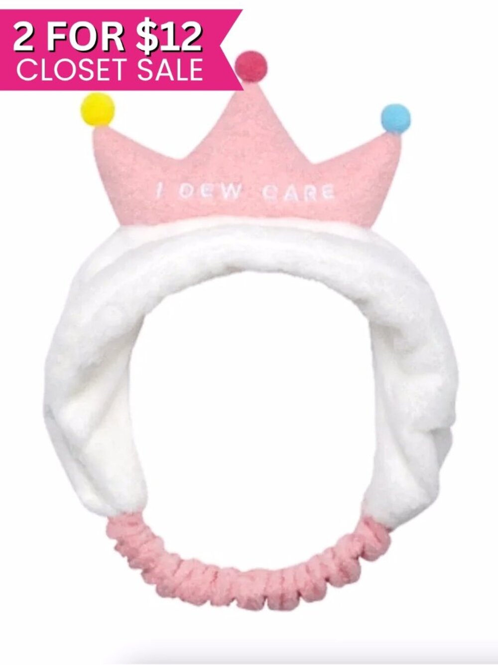 I Dew Care Makeup Skincare Headband Face Wash Hair Band Girls Party Favors Gift